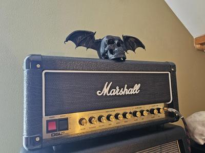 Deathbat guitar pick bowl