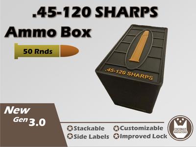 Ammo Storage Box .45-120 Sharps - 50 Rounds