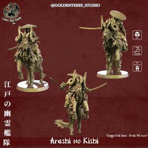 Arashi no Kishi - Ronin Knights of the Storm | 3D STL Miniatures for Wargames and RPGs