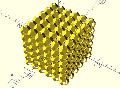 Truncated Octahedron Infill
