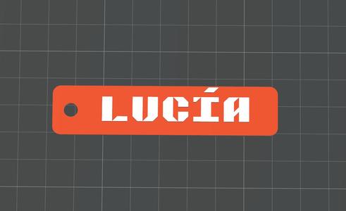 Llavero Lucía