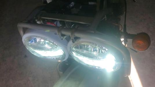 LED headlight holder for Honda 250 XR(XLR) Baja