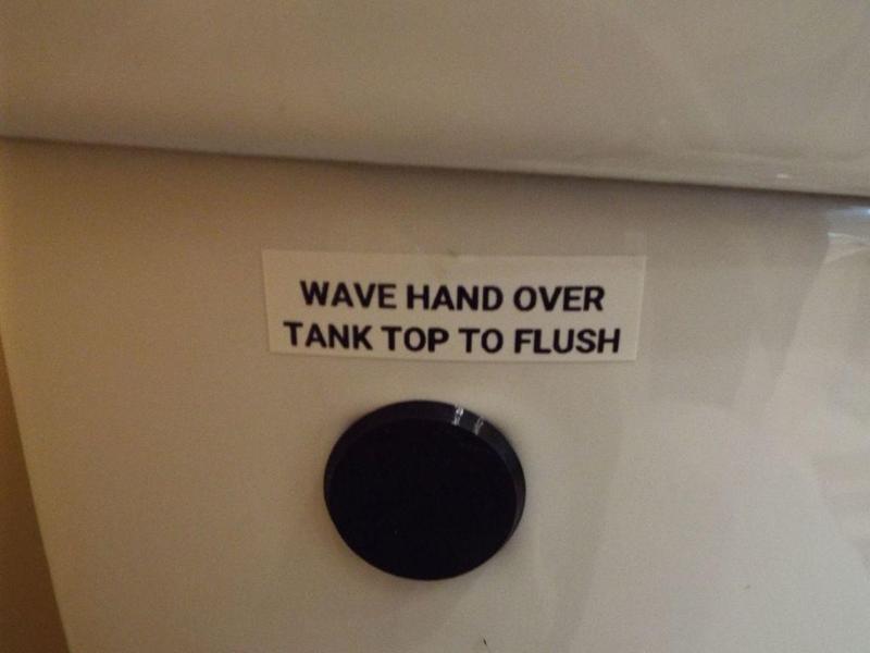 Flush handle hole plug