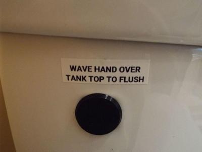 Flush handle hole plug