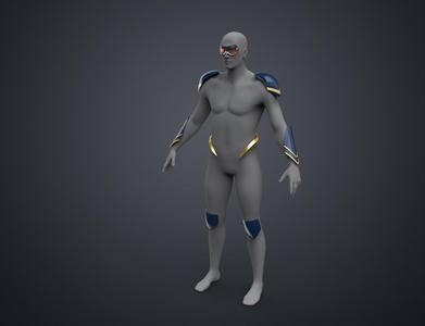 Black Lightning — Goggles and Armor