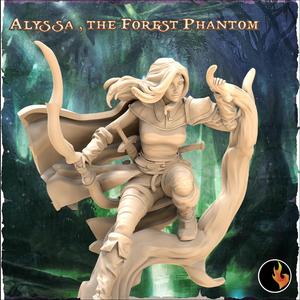 Alyssa - Fantasy Girls STL Vol 5 - 75mm