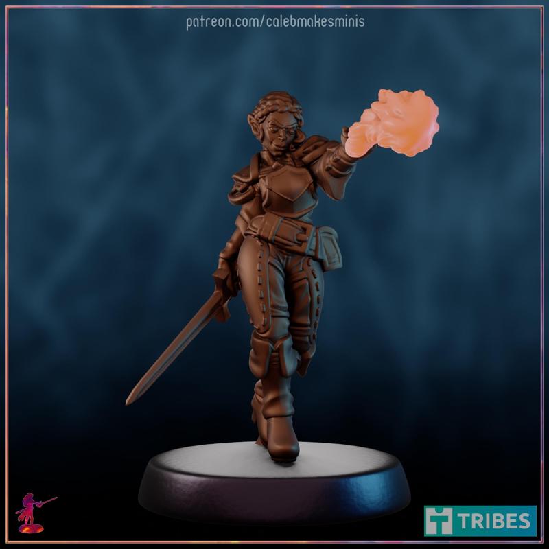  Anessah  (Version B) [PRE-SUPPORTED] | Bronze Elf Series (2023) 