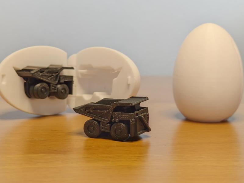 Suprise Egg: Tiny Mining Dump Truck