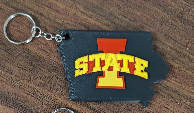 Iowa State Keychain