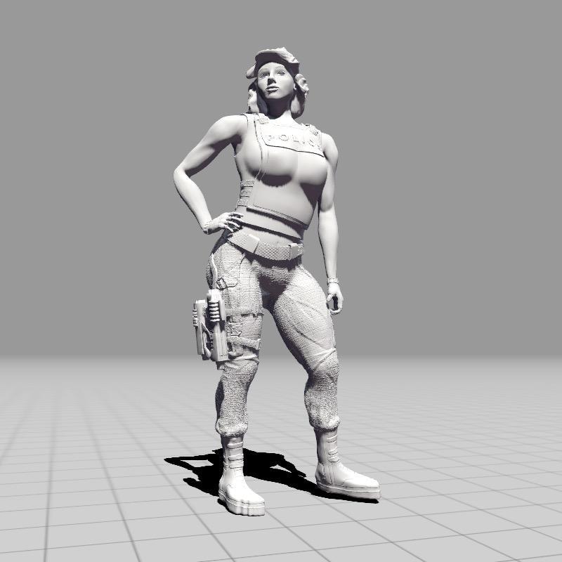 Agent Osuki - Female Pose 01