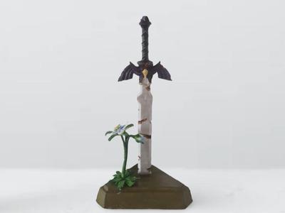 Zelda Breath of The Wild Rusted Master Sword 