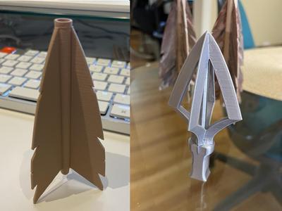 Fantasy Arrow (arrowhead and fletching)