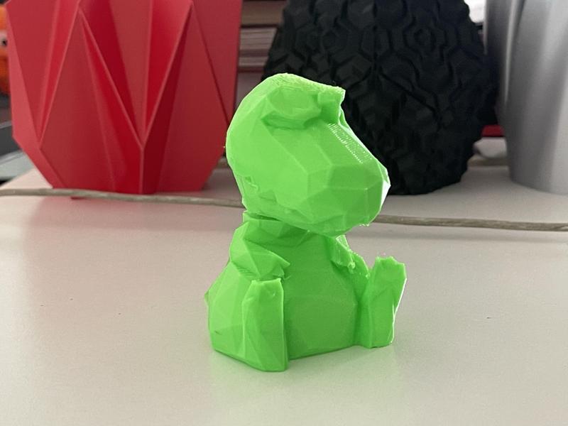 Low Poly Judgy T-Rex Bobblehead