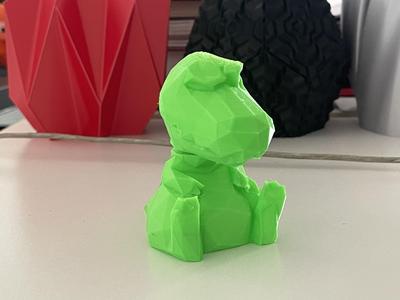 Low Poly Judgy T-Rex Bobblehead