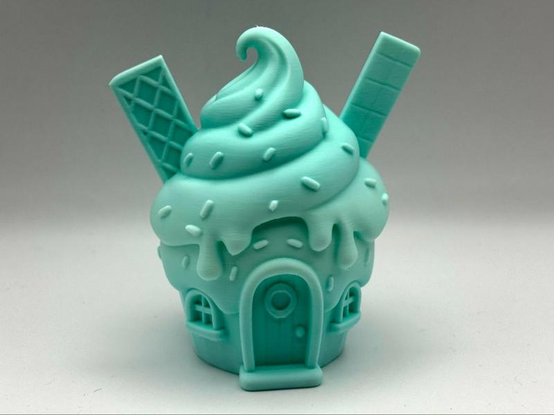 Swirl Ice Cream Fairy House