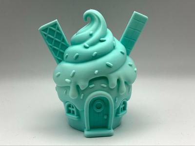 Swirl Ice Cream Fairy House
