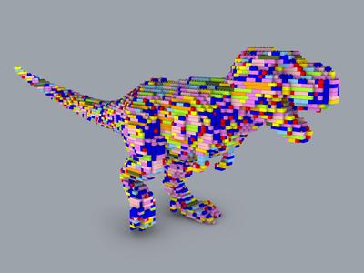 Legoficated Tyrannosaurus Rex