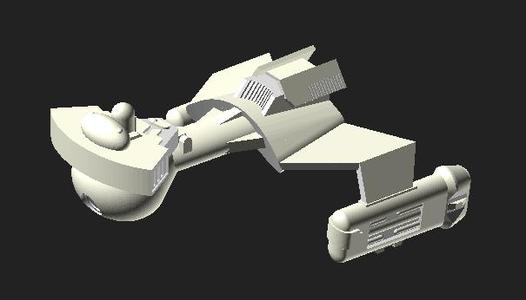 Klingon D7 for Minimates