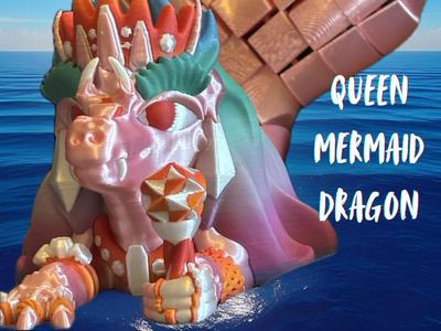 Flexi Queen Mermaid Dragon