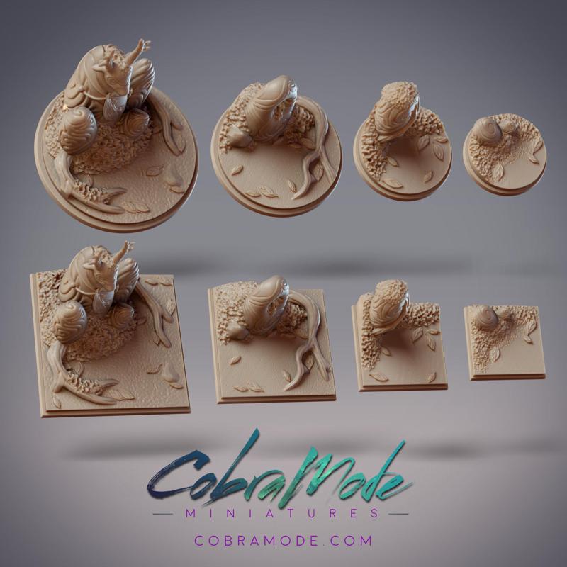 Ciorcal Stones 1 Base Pack (8pcs) - Round and Square Versions