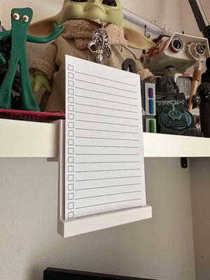 Task Card Holder Shelf Mount.stl