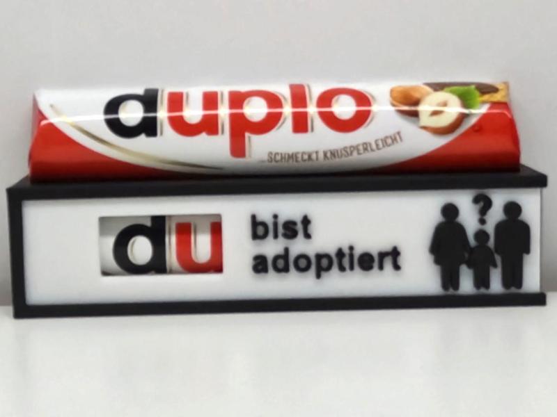 Duplo Box "You are adopted" Gift