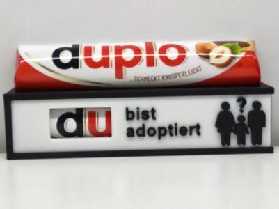 Duplo Box "You are adopted" Gift