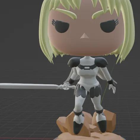 Claymore Clare Funko style