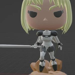 Claymore Clare Funko style