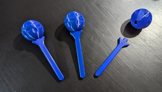 Ergonomic Holder for Needle Felting (longer version)