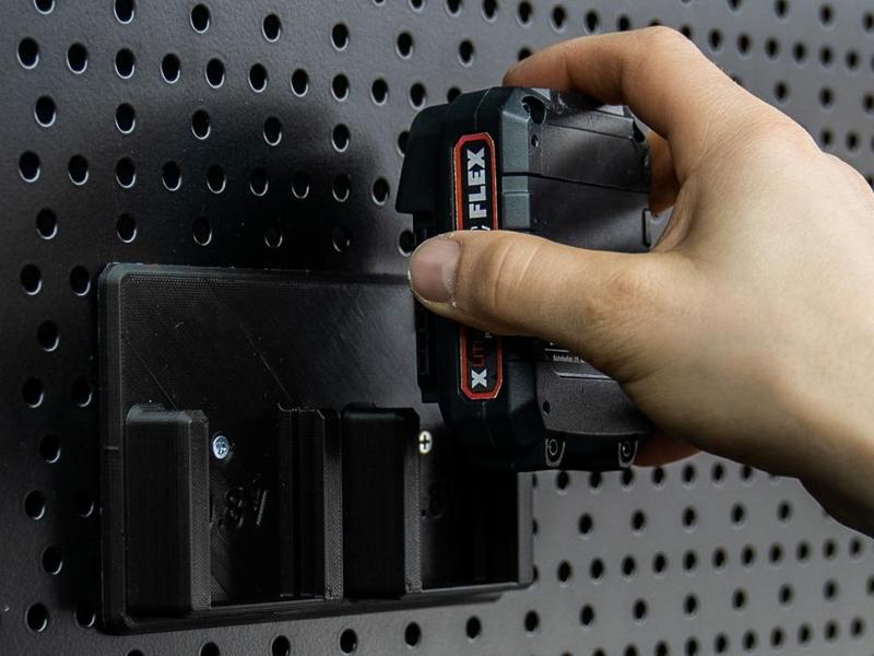 FLEX 10.8V Battery Wall Mount