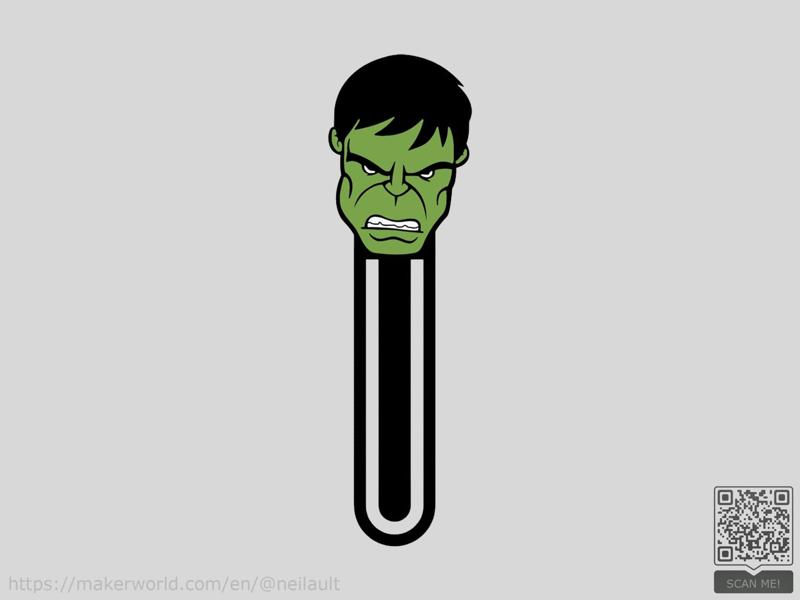 Hulk Bookmark