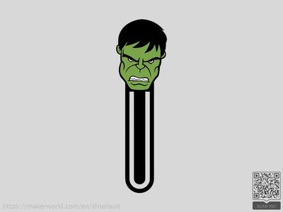 Hulk Bookmark