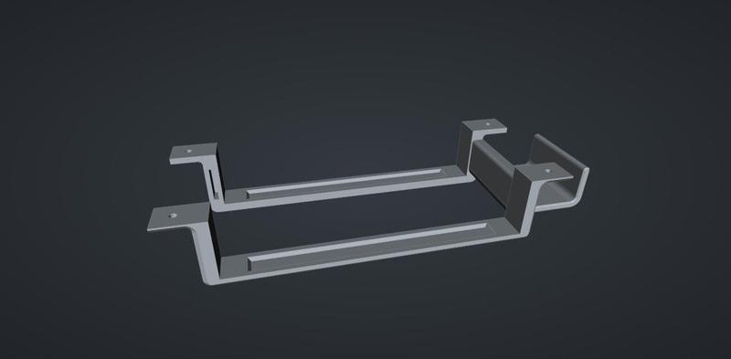 D-Link DGS 1008P Under Desk Mount