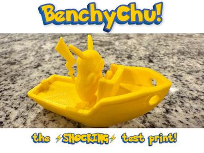 Benchychu – Pikachu on a 3D Benchy Boat!
