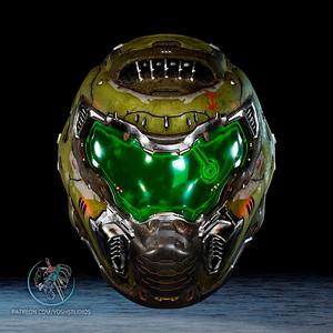 Eternal Doom Guy Helmet 3D Printer File STL