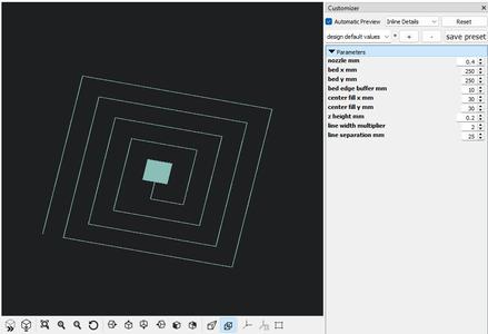 Customizable Spiral Bed Test