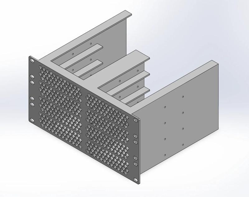 10-inch Rack Mount Hard Drive Cage