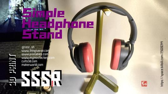 Simple Headphone Stand