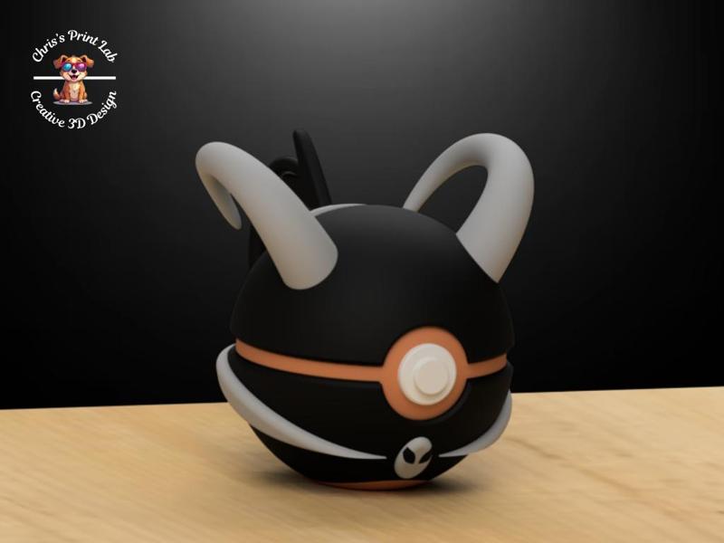 #0229 - Houndoom Twist Locking Pokeball