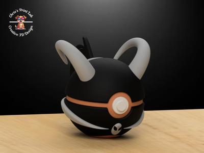 #0229 - Houndoom Twist Locking Pokeball