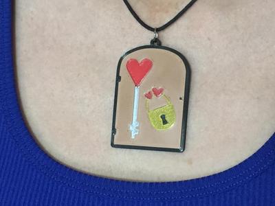 Key to My Heart Pendant -A'ishah