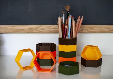 Modular box - pen holder