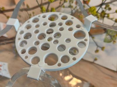 Flower stem holder V2, insert for vase