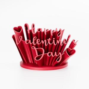Décoration Romantique 3D 'Happy Valentine's Day' 