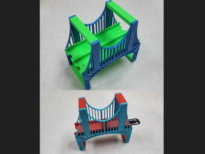 Track Bridge 6.5in 3-PACK - Hot Wheels Compatible