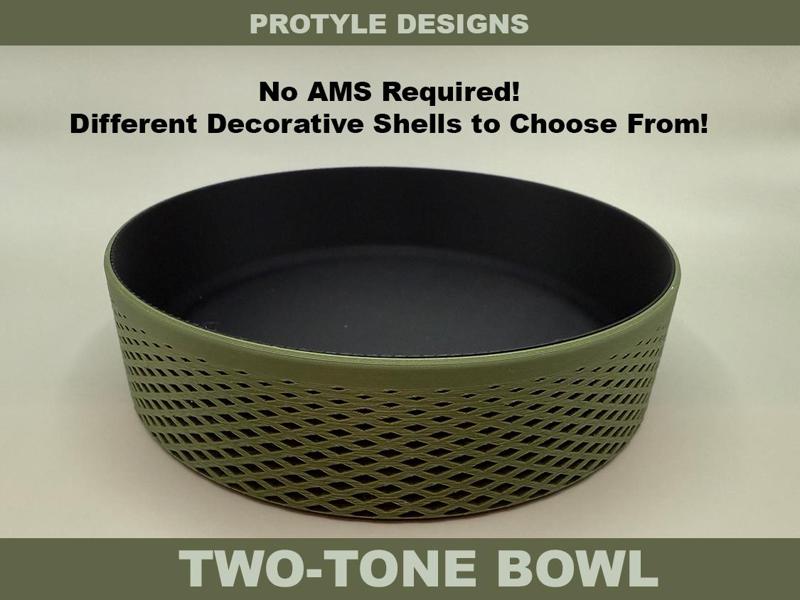 Two Tone Modern Bowl - Duo