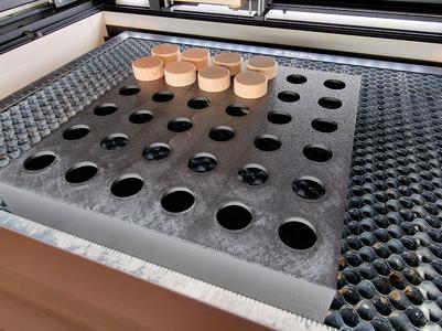 Jig/Template for Laser Engraving 36 Wine Corks - xTool