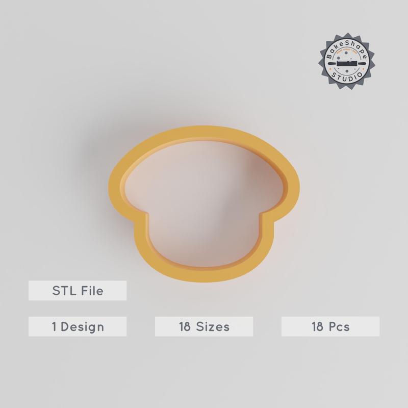 Captain Hat Shape Cutter Collection, 18 Sizes, Perfect for Cookies, Fondant & Clay, Nautical Cap Baking Tool PRODUCT_2717