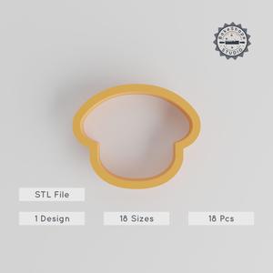 Captain Hat Shape Cutter Collection, 18 Sizes, Perfect for Cookies, Fondant & Clay, Nautical Cap Baking Tool PRODUCT_2717